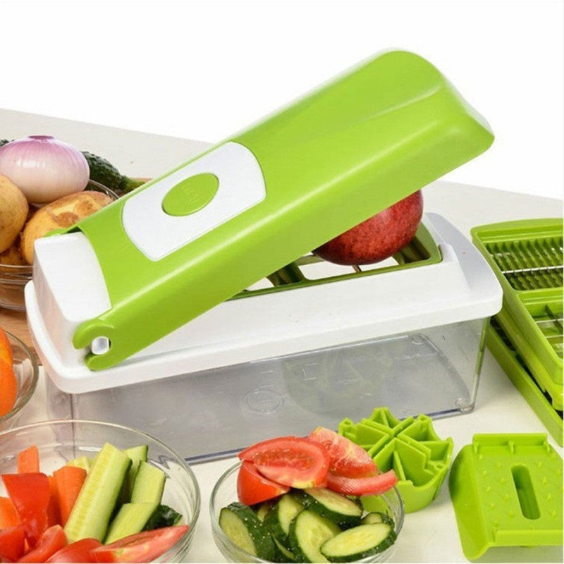 12pcs Set Nicer Dicer Plus Multi-Function Kitchen Too