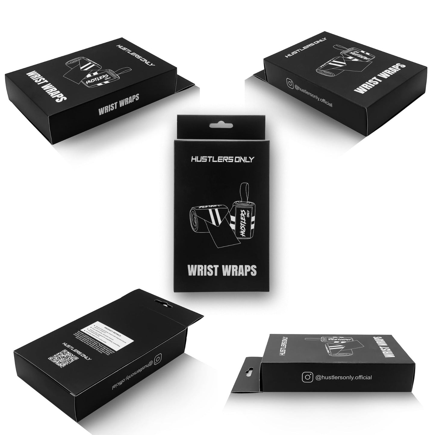 Wrist Wraps - White Stripes