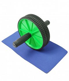 AB Wheel Total Body Exerciser Dual Wheel Design For Increased Stability