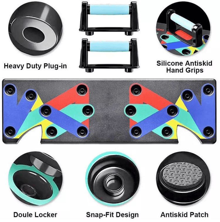 9 in 1 Body Building Push Up Rack