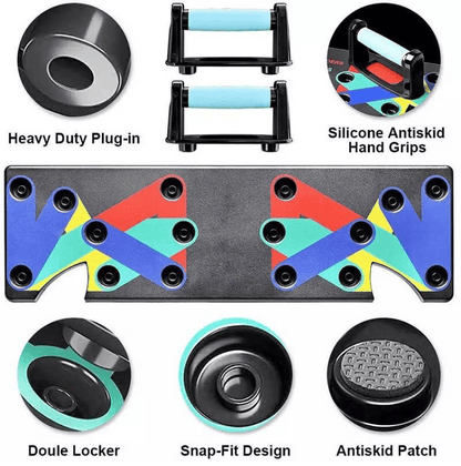 9 in 1 Body Building Push Up Rack